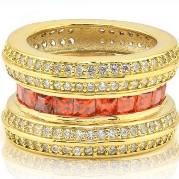 Jewelry Black Friday Sale Red And White Sapphire Ring Poshmark